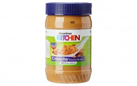 American Kitchen Crunchy Peanut Butter   Plastic Jar  454 grams